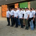 Sappeure 2009: Marschieren üben