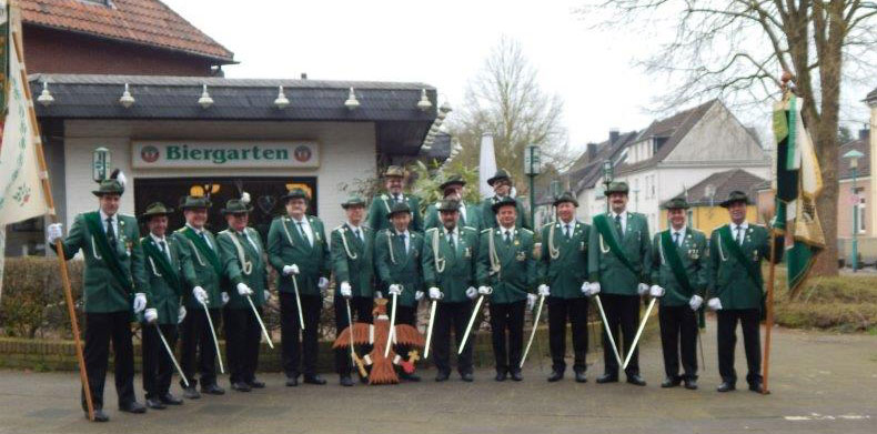 Offiziere Gruppenfoto am Waldhof