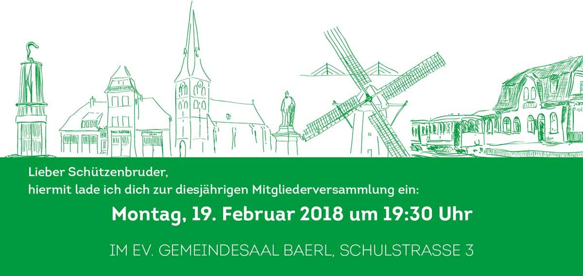 Einladung Mitgliederversammlung 2018