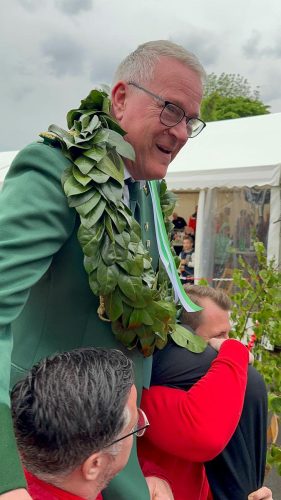 Kaiserschießen 2024 Baerl: Kaiser Thomas Kempken