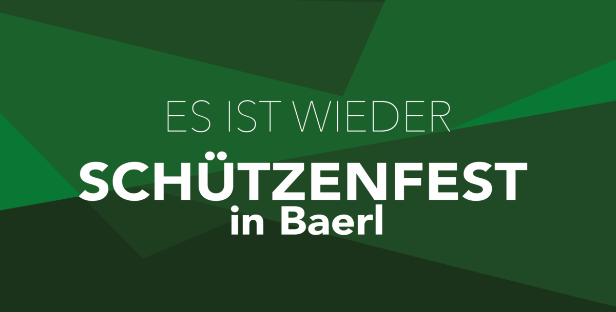 Es ist wieder Schützenfest in Baerl